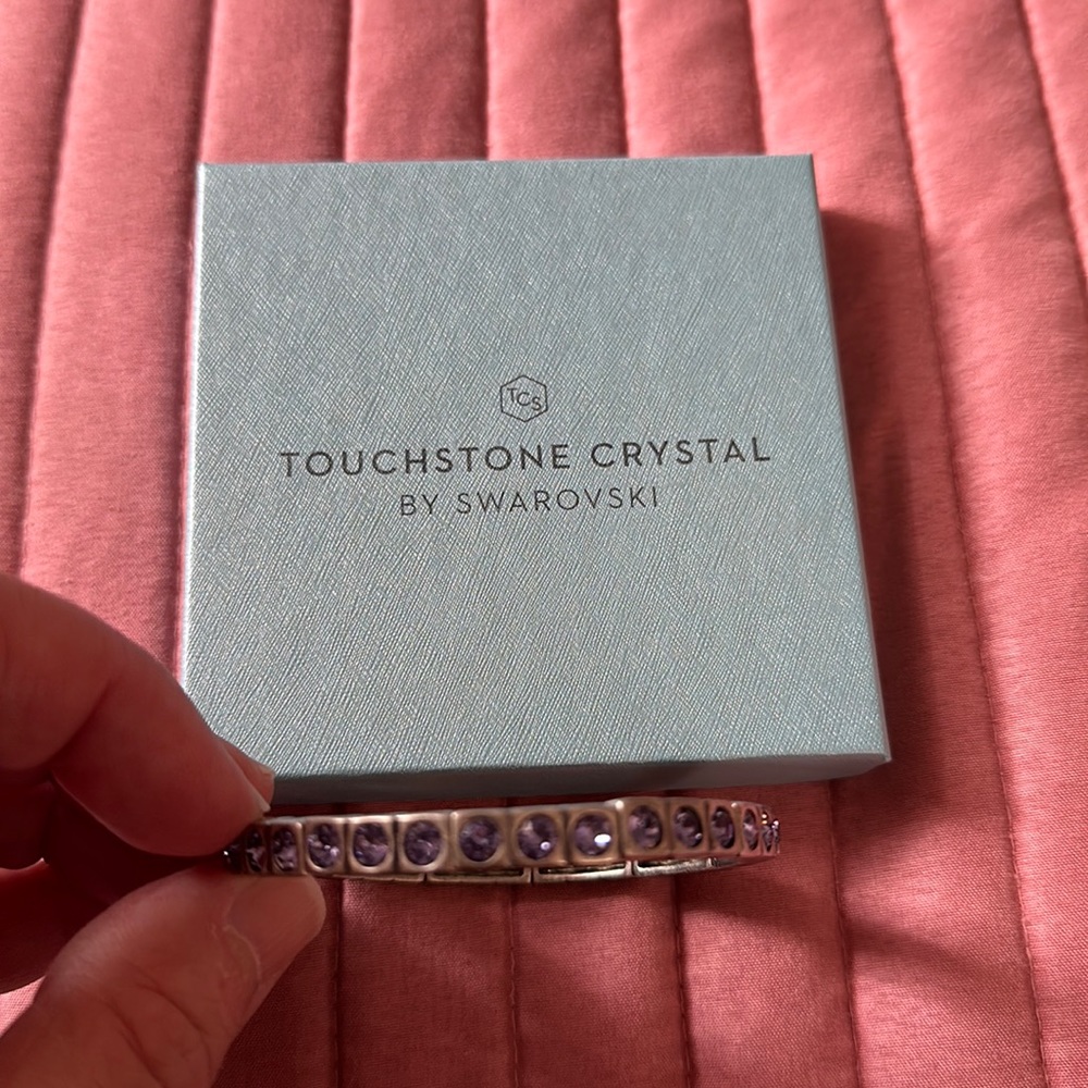 Brand new still in the box touchdown Crystal stretchable bracelet
